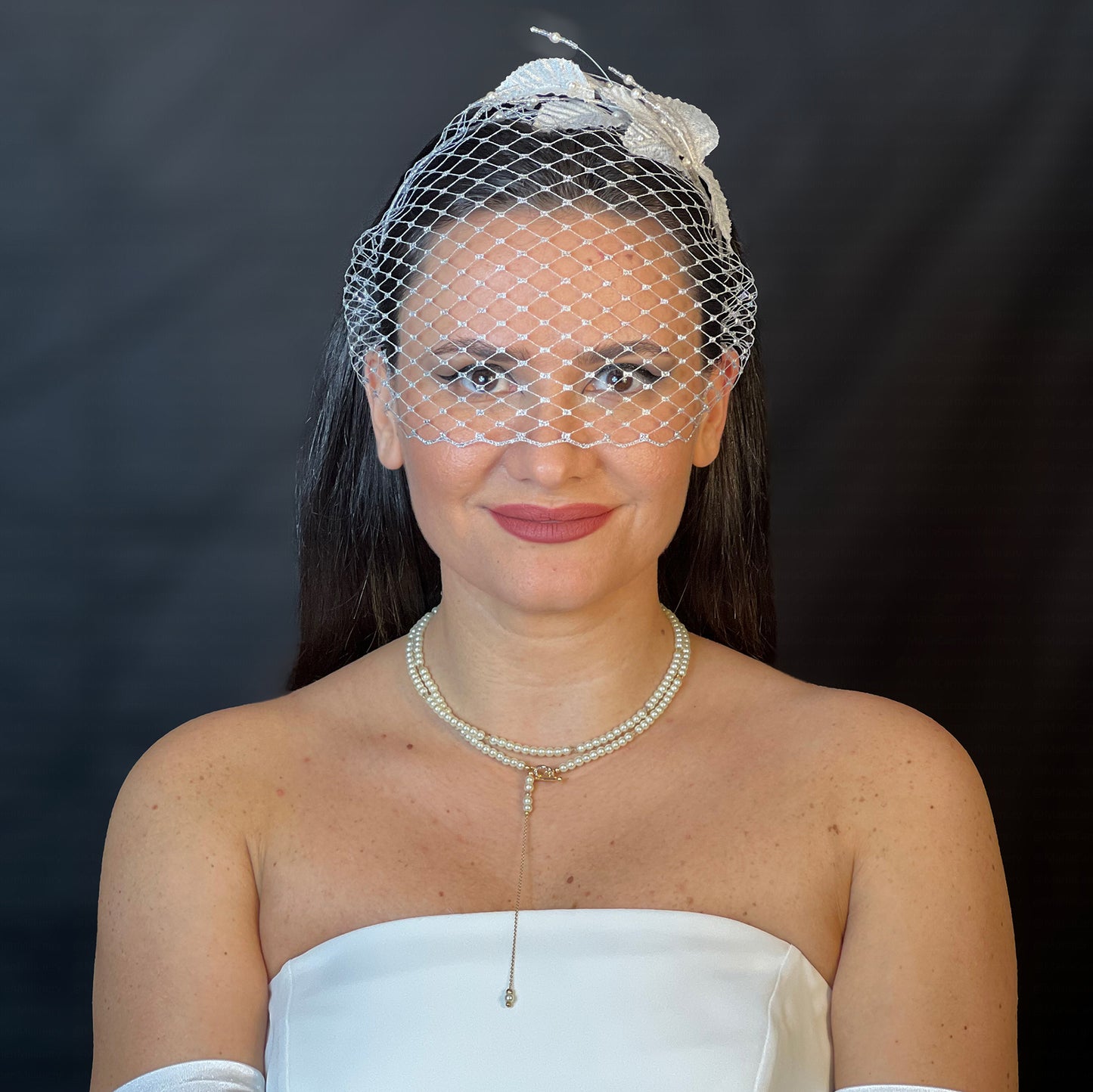 Silver Leaves Veiling