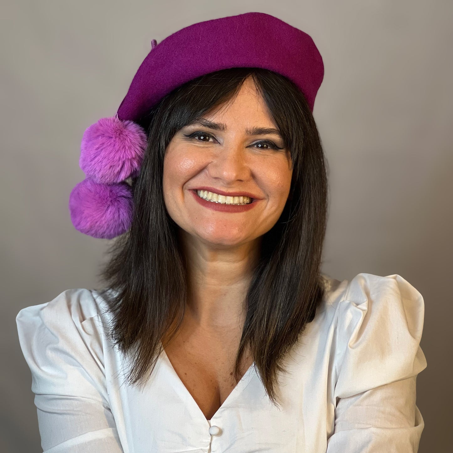 Pom-Pom Beret