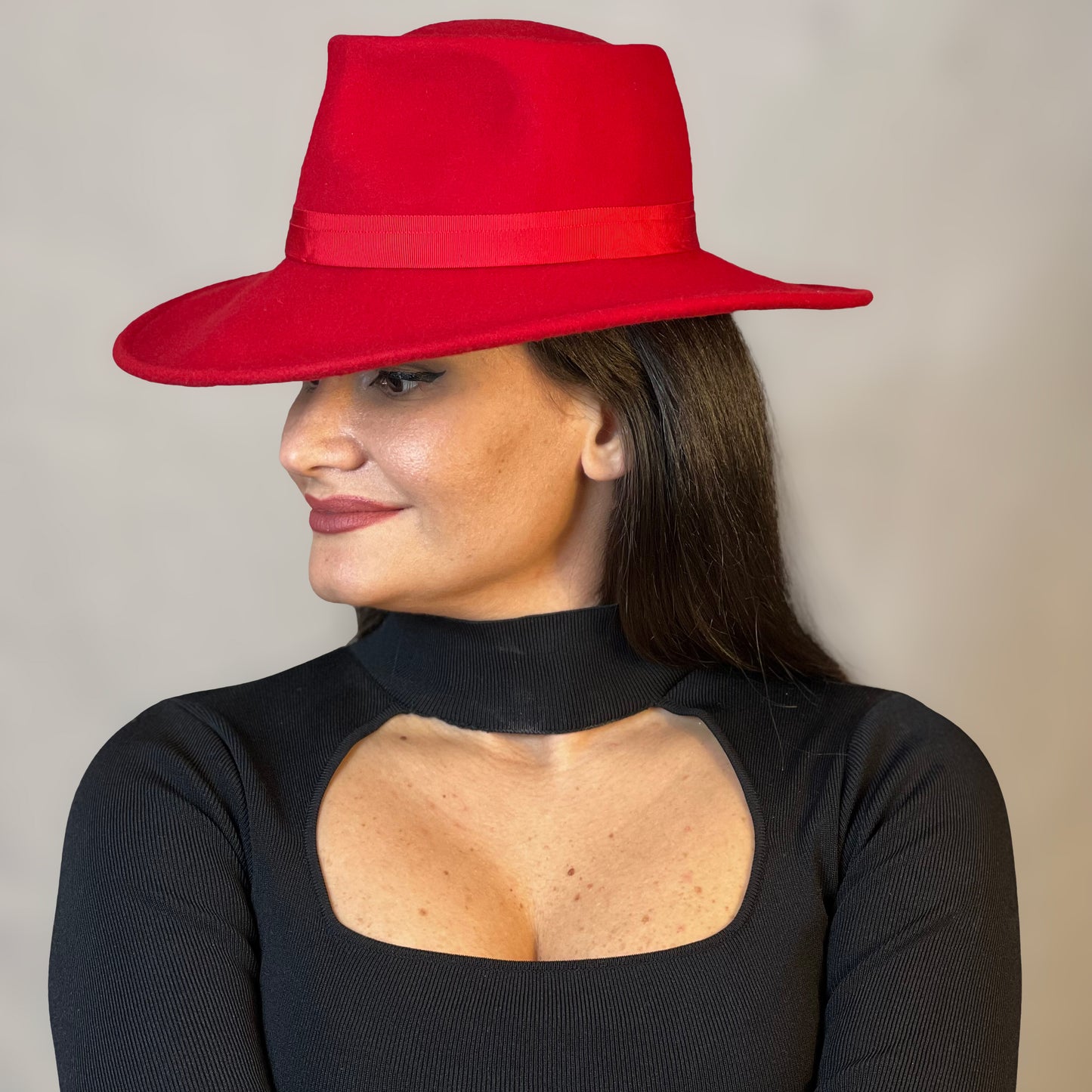 Red Felt Hat