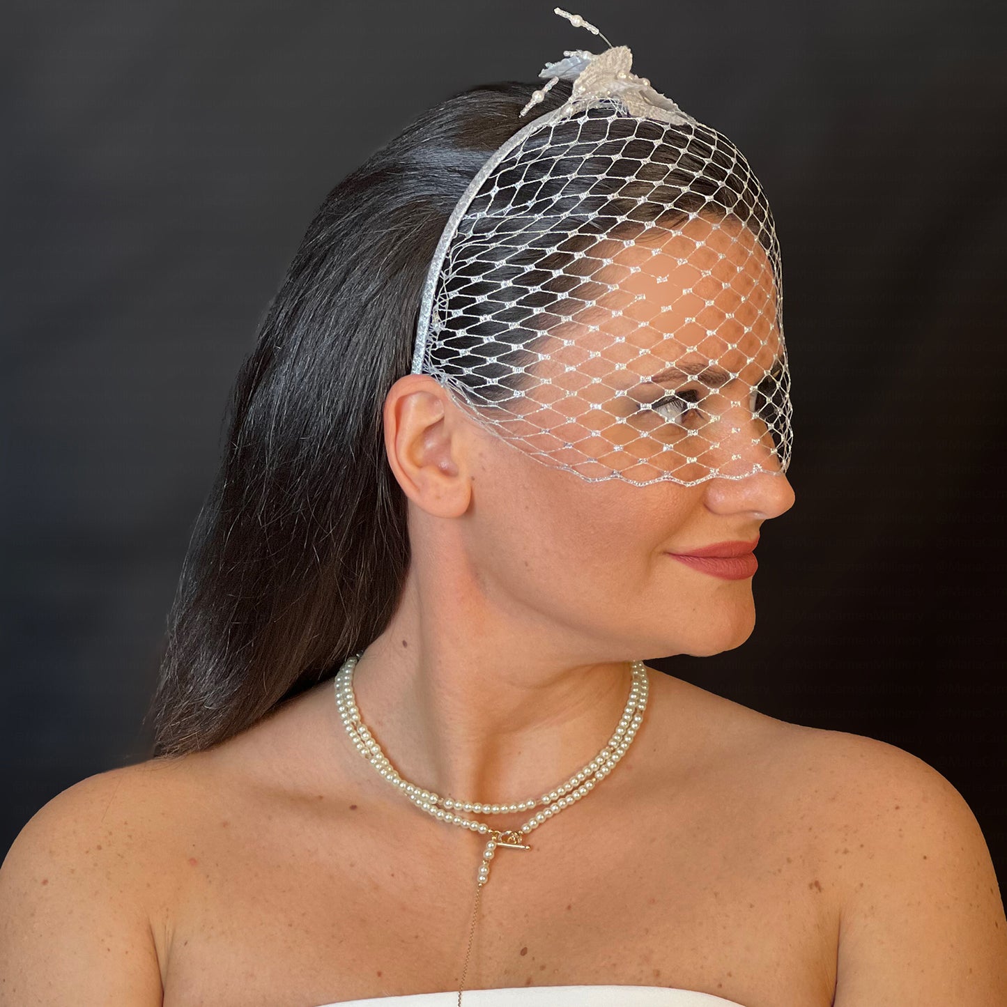 Silver Leaves Veiling