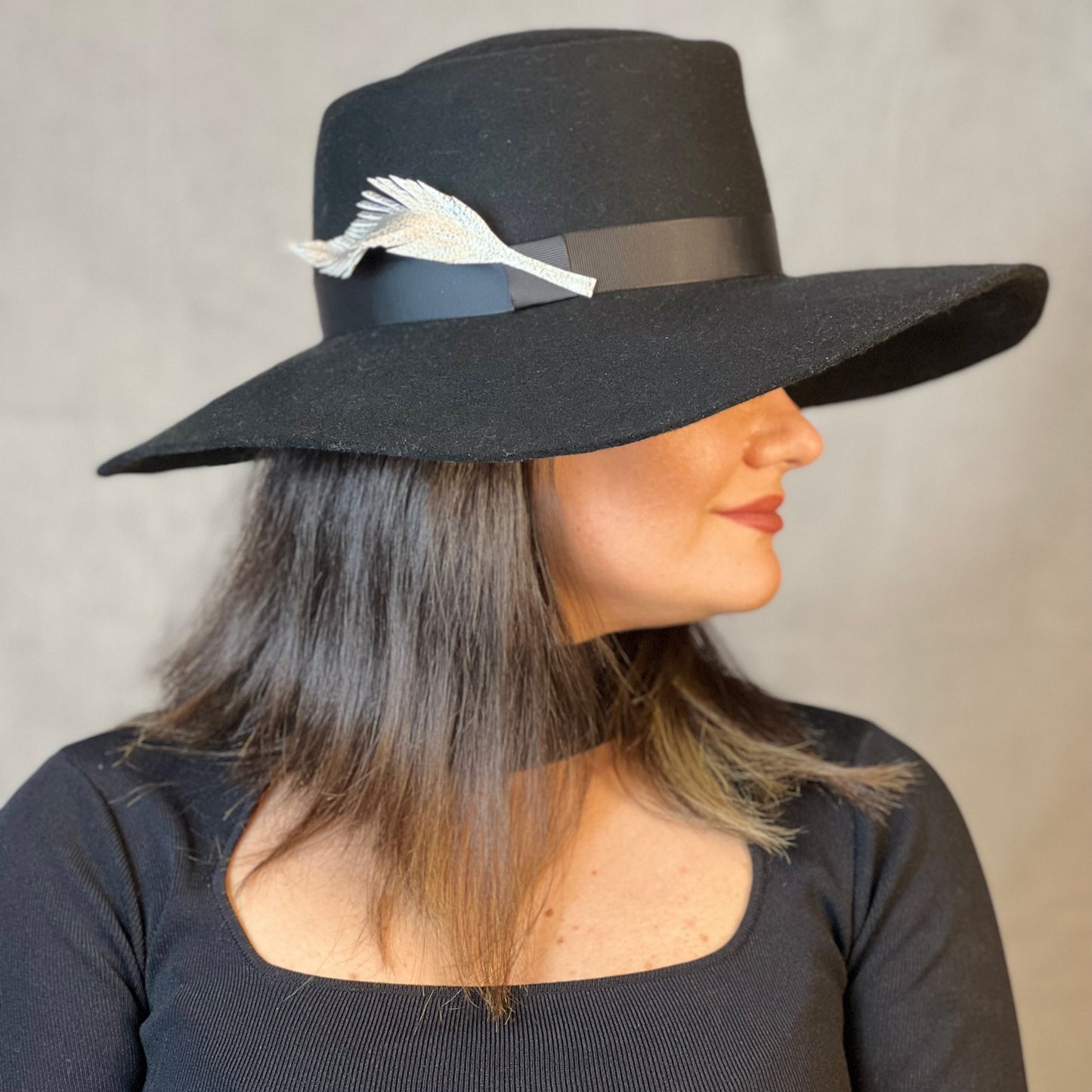 Silver Leaf - Felt Hat
