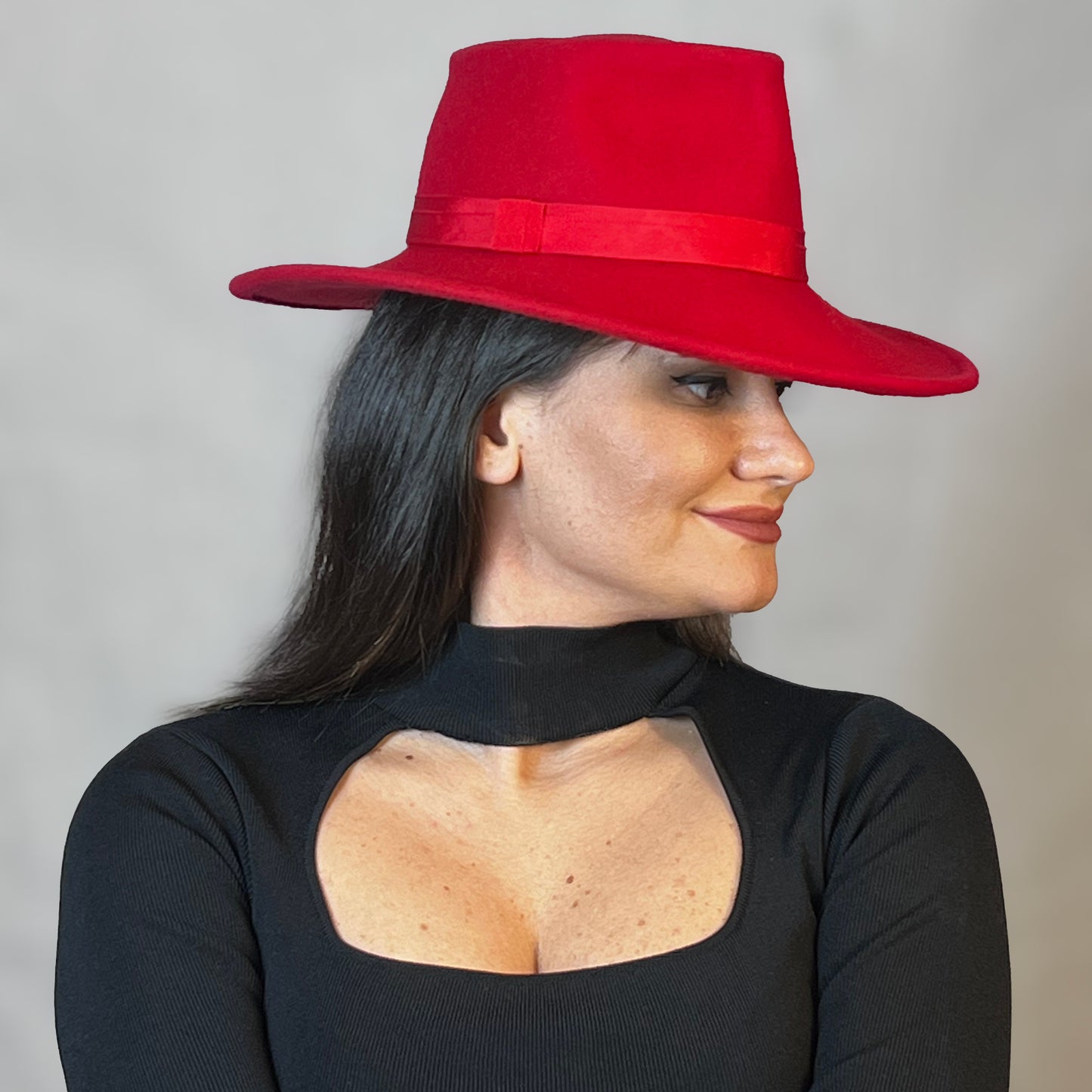 Red Felt Hat