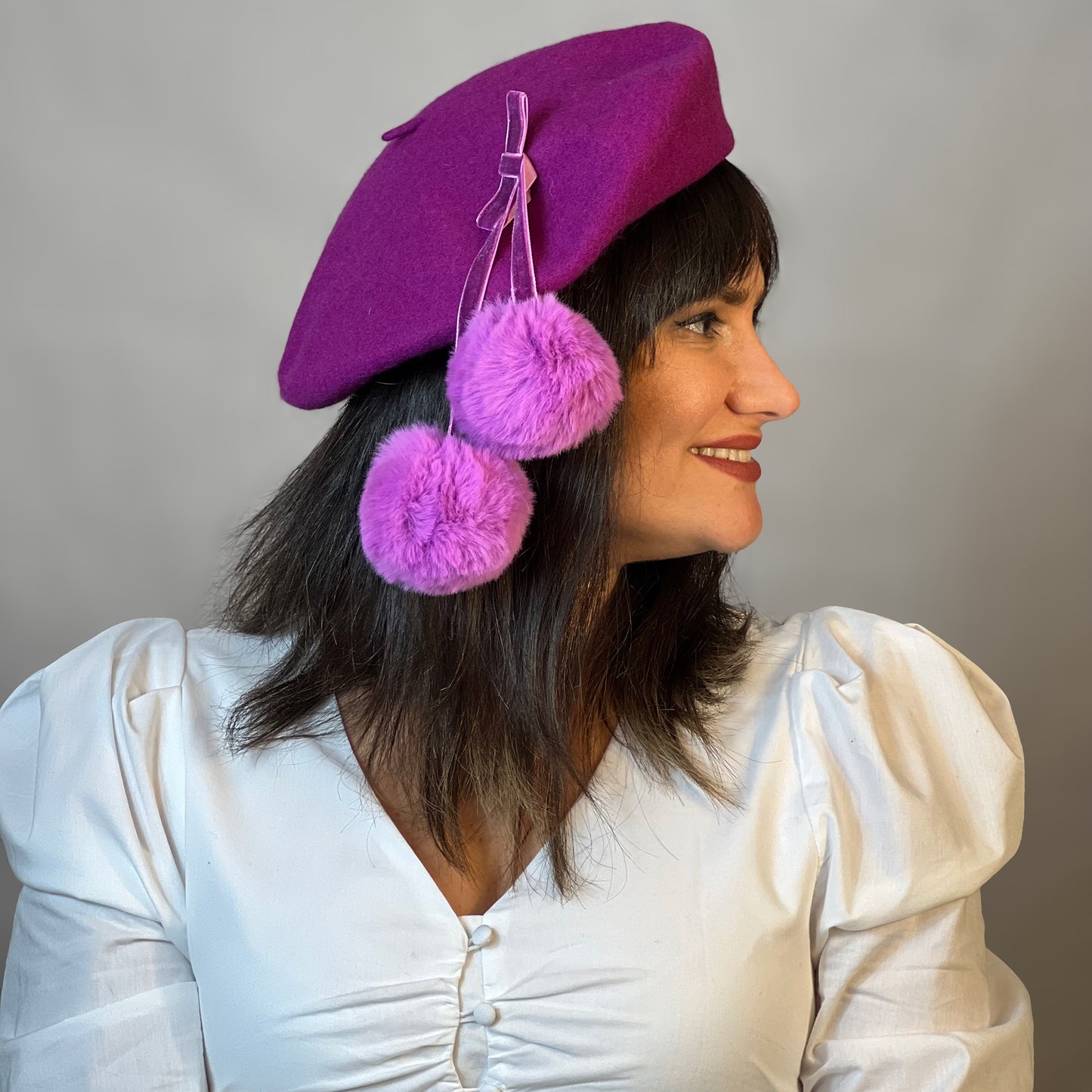 Pom-Pom Beret