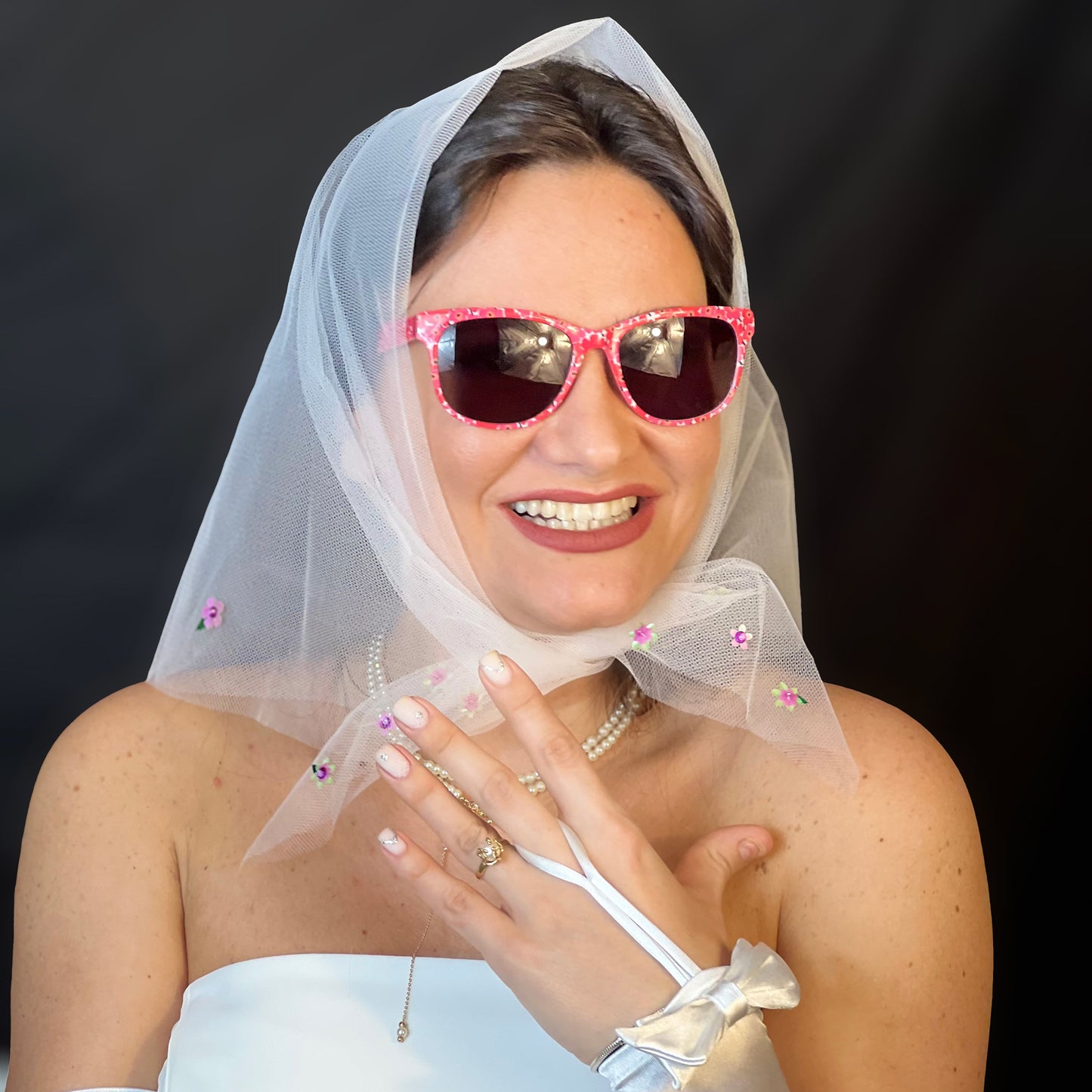 Bridal Bloom Scarf